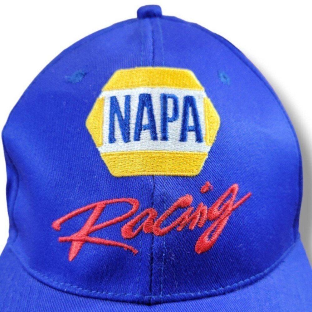Vintage Napa Racing Hat OSFM Adjustable Strap Back Hat Embroidered Embroidery - Picture 2 of 9